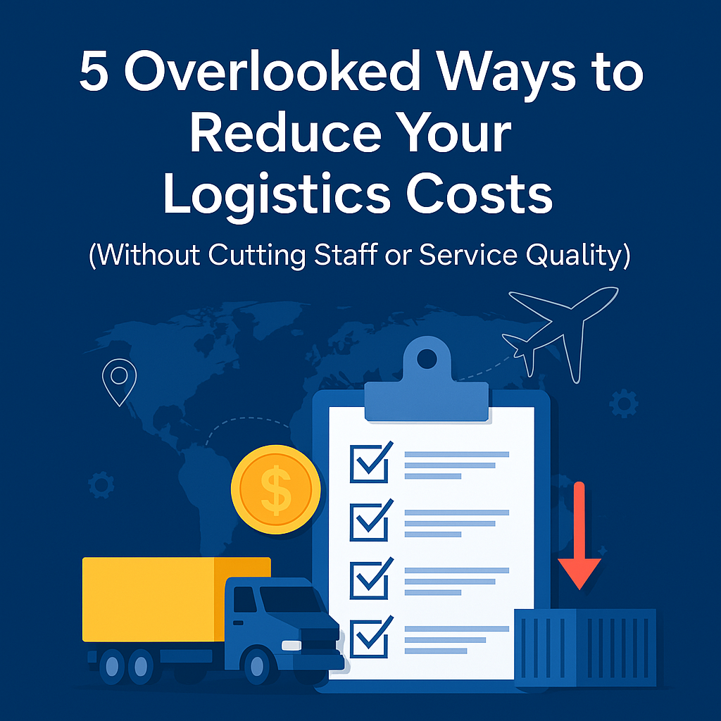 Reduce logistics costs without layoffs – cost-saving tips for 3PLs and brokers